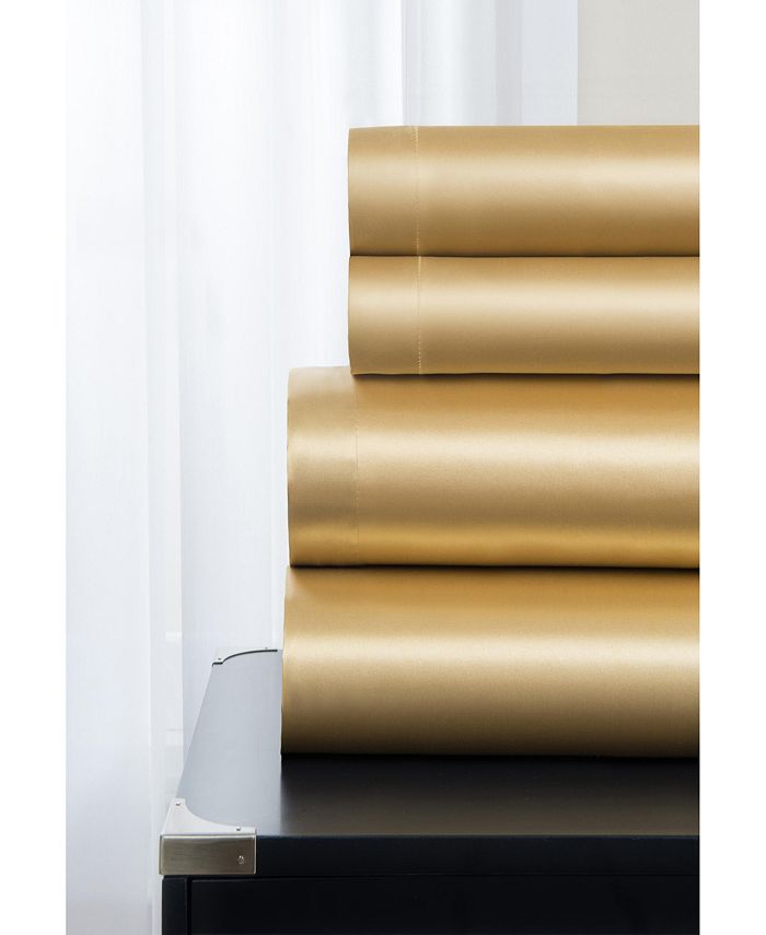 Sobel Westex Luxury Satin 4 Piece Sheet Set, Full Macy's