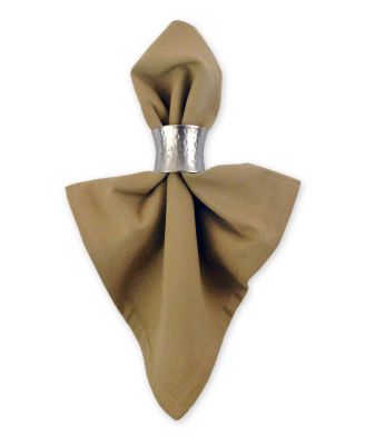 Hammered Napkin Ring, Set of 12
