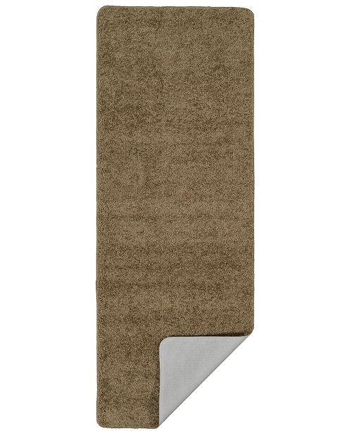 Ottomanson Luxury Collection Solid Runner Rug With Non Slip Rubber