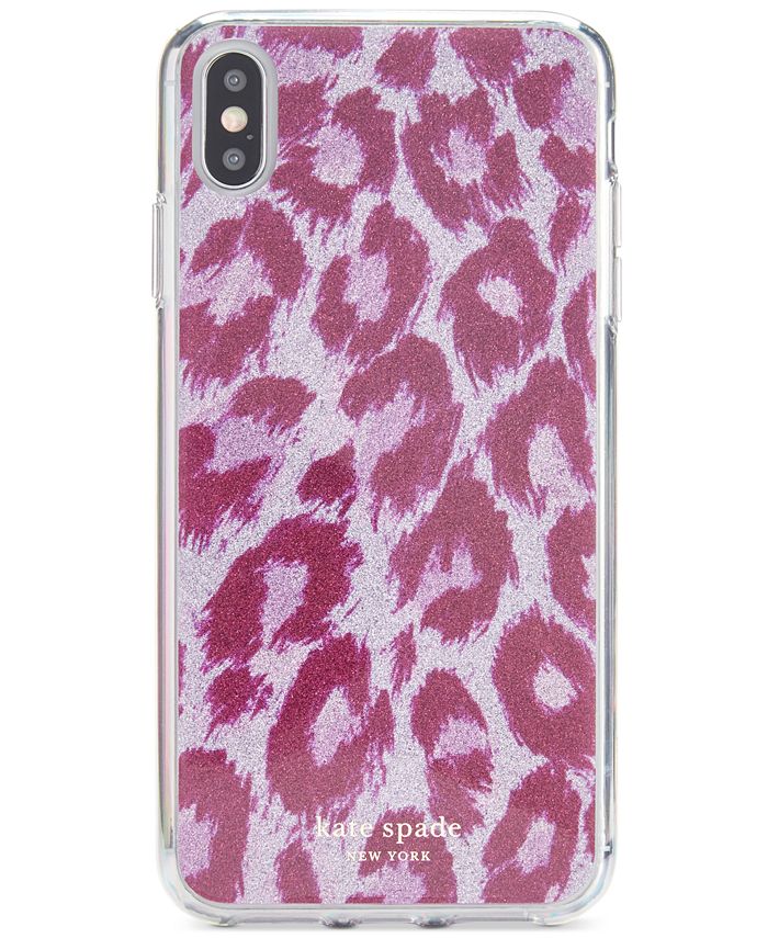 kate spade new york Glitter Panthera iPhone XS Case - Macy's