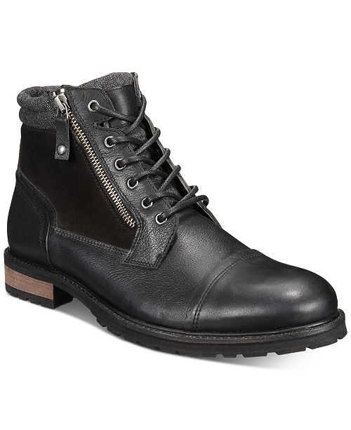 Bar III Men's Connor Leather LaceUp Boots, Created for Macy's & Reviews All Men's Shoes Men
