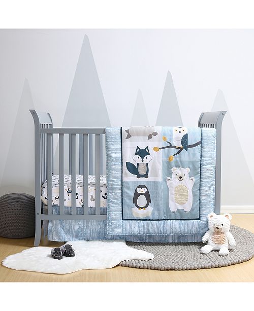 Belle Nordic Wonder 4 Piece Crib Bedding Set Reviews Macy S