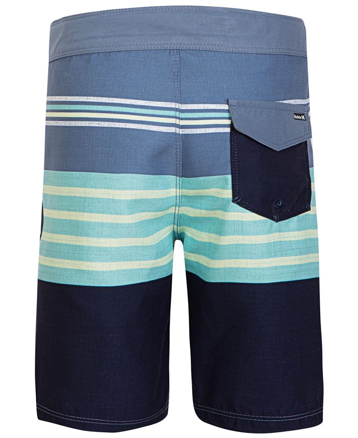 Hurley Toddler Boys Striped Colorblocked Swim Trunks Macy's