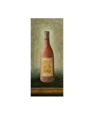 Trademark Global Pablo Esteban A Bottle Of Cabernet Canvas Art In Multi