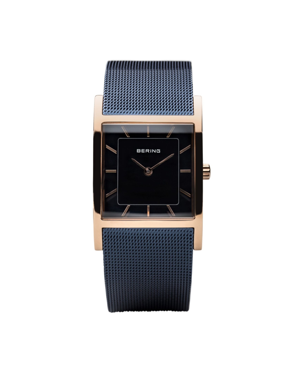 Ladies' Classic Tank Case and Mesh Watch - Blue