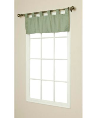 ThermalogicT Commonwealth Thermalogic Weather Insulated Cotton Fabric Tab Valance - 40x15 inch