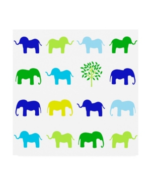 Chariklia Zarris Animal Sudoku in Blue Iv Childrens Art Canvas Art - 155