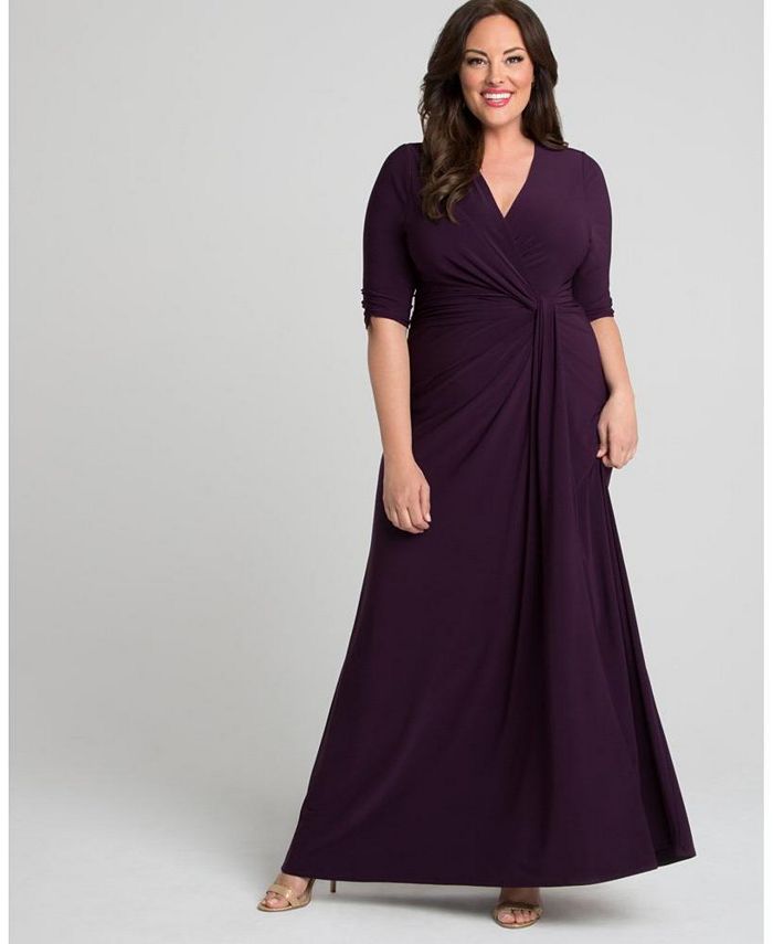 Kiyonna Women's Plus Size Romanced By Moonlight Gown - Macy's