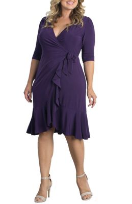 Plus Size Mademoiselle Lace Cocktail Dress with Sleeves