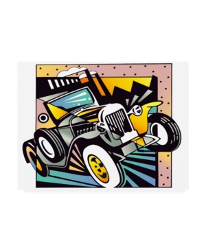 Trademark Global David Chestnutt Old Auto Canvas Art In Multi