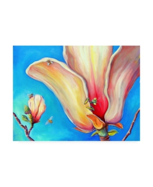 Trademark Global Deborah Broughton Magnolia Mantis Canvas Art In Multi