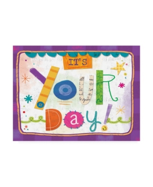 Trademark Global Holli Conger Sprouted Wisdom Its Your Day Canvas Art In Multi