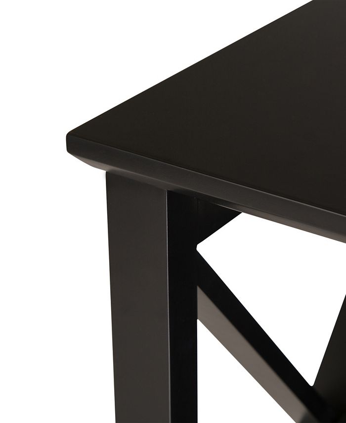 Glitzhome Traditional Espresso X Frame TV Stand Macy's