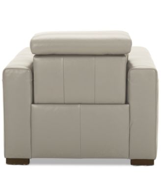 Nevio 39" Leather Power Recliner with Rachet Headrest
