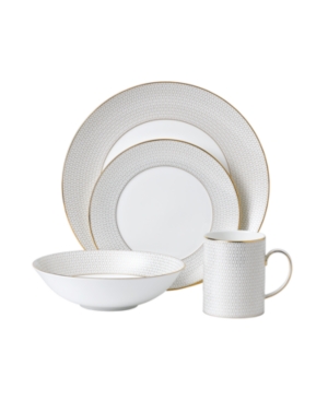 Wedgwood Gio Gold 4-piece Place Setting In White