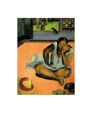 Trademark Global Paul Gauguin La Boudeuse (te Faaturuma) Canvas Art In Multi