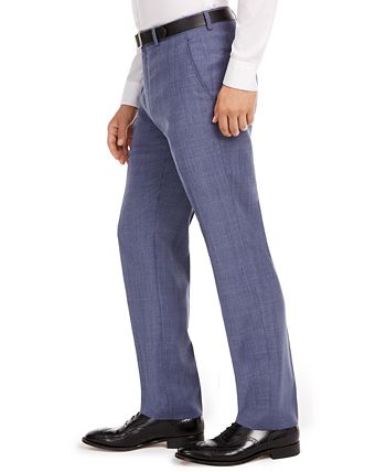 Ralph Lauren Men's Classic Fit UltraFlex Stretch Check Suit Separate Pants Blue Size 38W