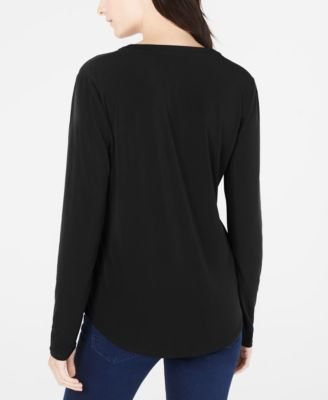 Women's Zip-Pocket Blouse, Created for Macy's