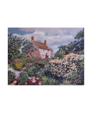 David Lloyd Glover Garden at the Manor House Canvas Art - 20