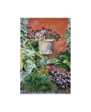 David Lloyd Glover Urn of Impatiens - Bel-Air Hotel Canvas Art - 20