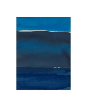 Trademark Global Rob Delamater Sapphire Horizon Ii Canvas Art In Multi