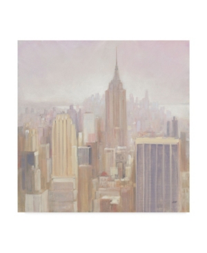 Trademark Global Julia Purinton Manhattan In The Mist Canvas Art In Multi