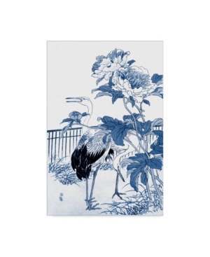 TRADEMARK GLOBAL VISION STUDIO BLUE & WHITE ASIAN GARDEN I CANVAS ART