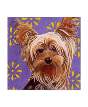 Trademark Global Dlynn Roll Dlynns Dogs Ringo Canvas Art In Multi