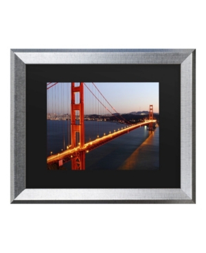 Trademark Global Pierre Leclerc Golden Gate Sf Matted Framed Art In Multi