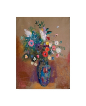 Trademark Global Odilon Redon Bouquet Of Colorful Flowers Canvas Art In Multi