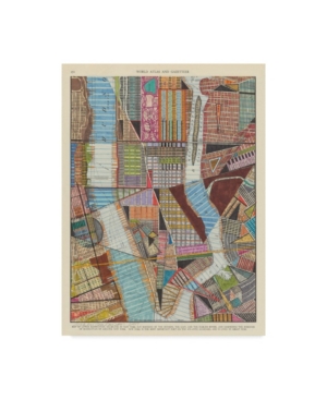Trademark Global Nikki Galapon Modern Map Of New York Ii Canvas Art In Multi