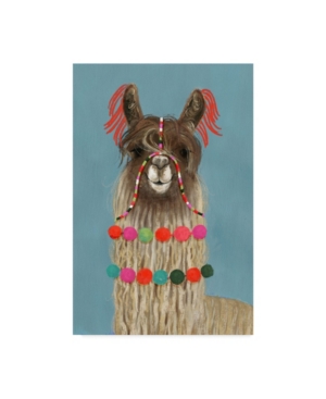 Trademark Global Victoria Borges Adorned Llama Iv Canvas Art In Multi