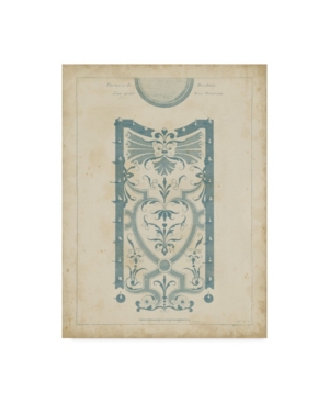 Dezallier Dargenville Garden Design in Blue Iii Canvas Art - 20
