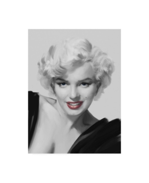 TRADEMARK GLOBAL CHRIS CONSANI THE LOOK RED LIPS CANVAS ART
