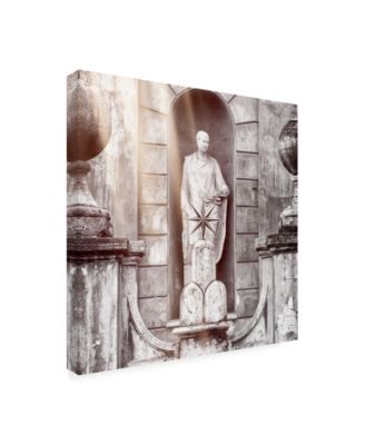 Trademark Global Philippe Hugonnard Dolce Vita Rome 3 Vatican Statue IV Canvas Art - 19.5" x 26"