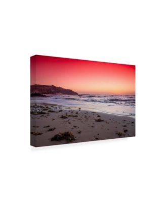 Beata Czyzowska Young BC Red Sunrise Canvas Art - 27" x 33.5"