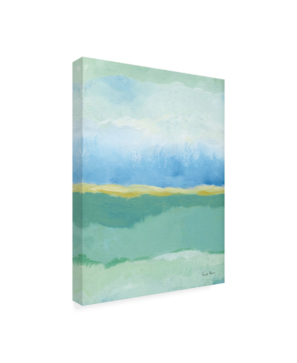 Farida Zaman Coastal Bliss I Canvas Art -