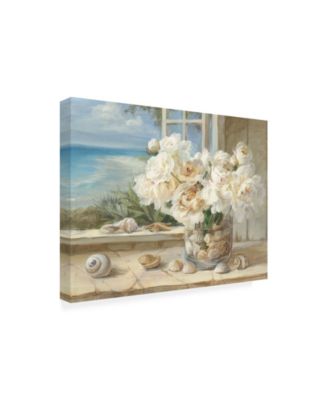 Danhui Nai By the Sea Painting Canvas Art - 15.5" x 21"