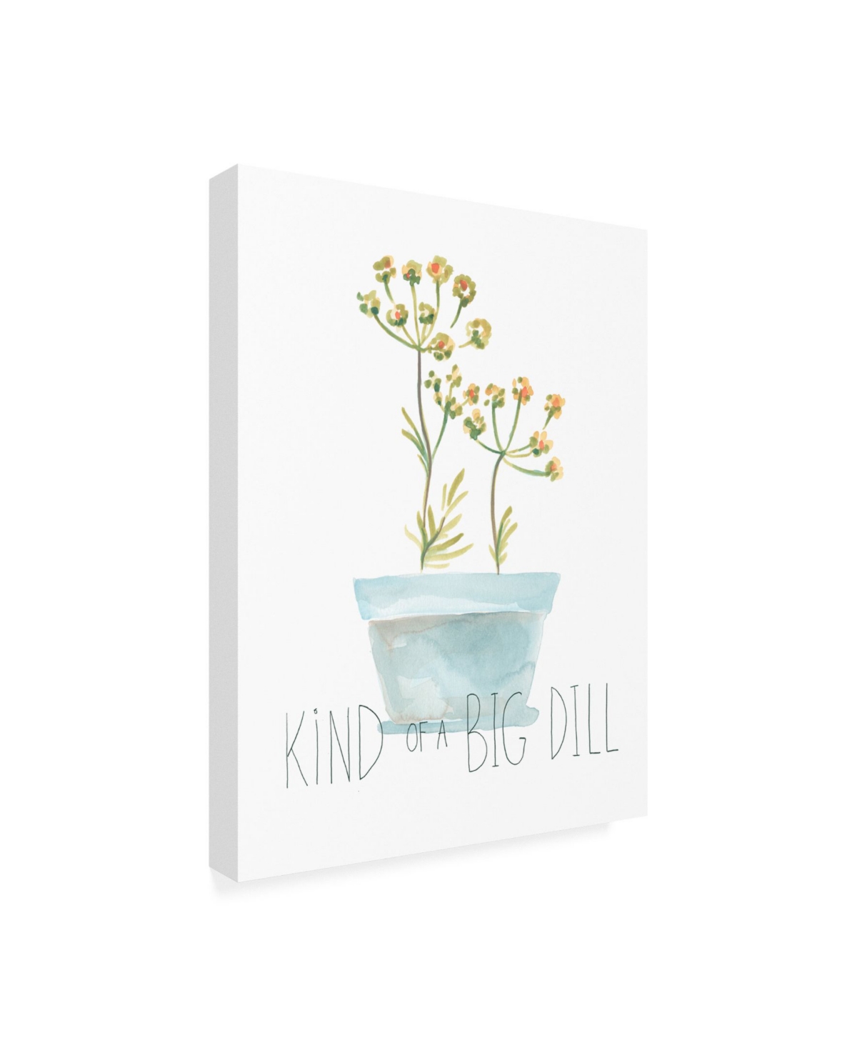 June Erica Vess Punny Plant Iii Canvas Art -