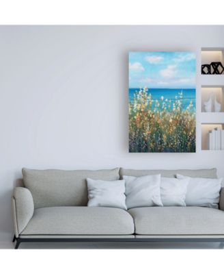 Tim OToole Flowers at the Coast II Canvas Art - 15.5" x 21"