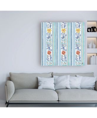 Trademark Global Daphne Brissonnet Morning Bloom Pattern V Canvas Art - 15.5" x 21"