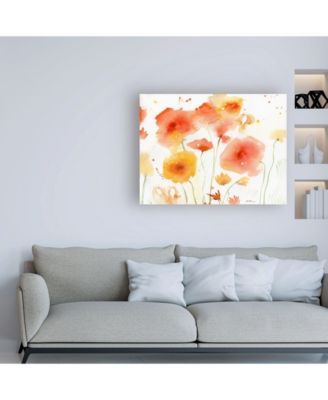 Trademark Global Sheila Golde Orange Yellow Canvas Art - 27" x 33.5"