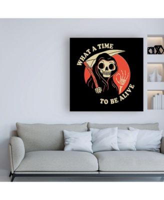 Trademark Global Michael Buxton What a Time to be Alive Canvas Art - 19.5" x 26"