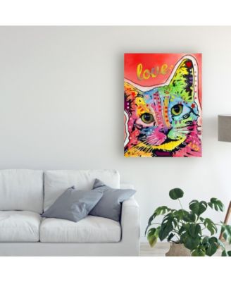 Trademark Global Dean Russo Tilt Cat Love Canvas Art - 20" x 25"