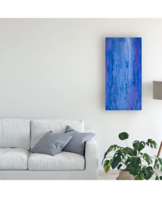 Trademark Global Teodora Guererra Abstracted Iris Field II Canvas Art - 27" x 33.5"