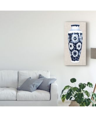 Unknown Blue & White Vase V Canvas Art - 15" x 20"