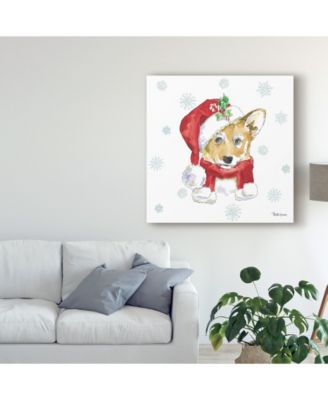 Beth Grove Holiday Paws VIII Canvas Art - 15" x 20"