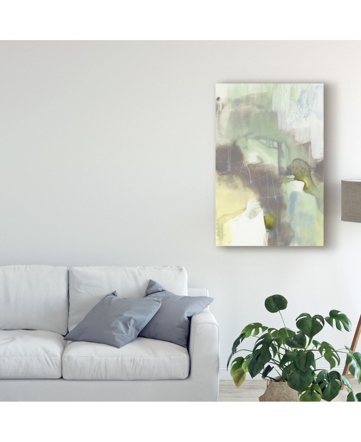 Jennifer Goldberger Pastel Steppe I Canvas Art -