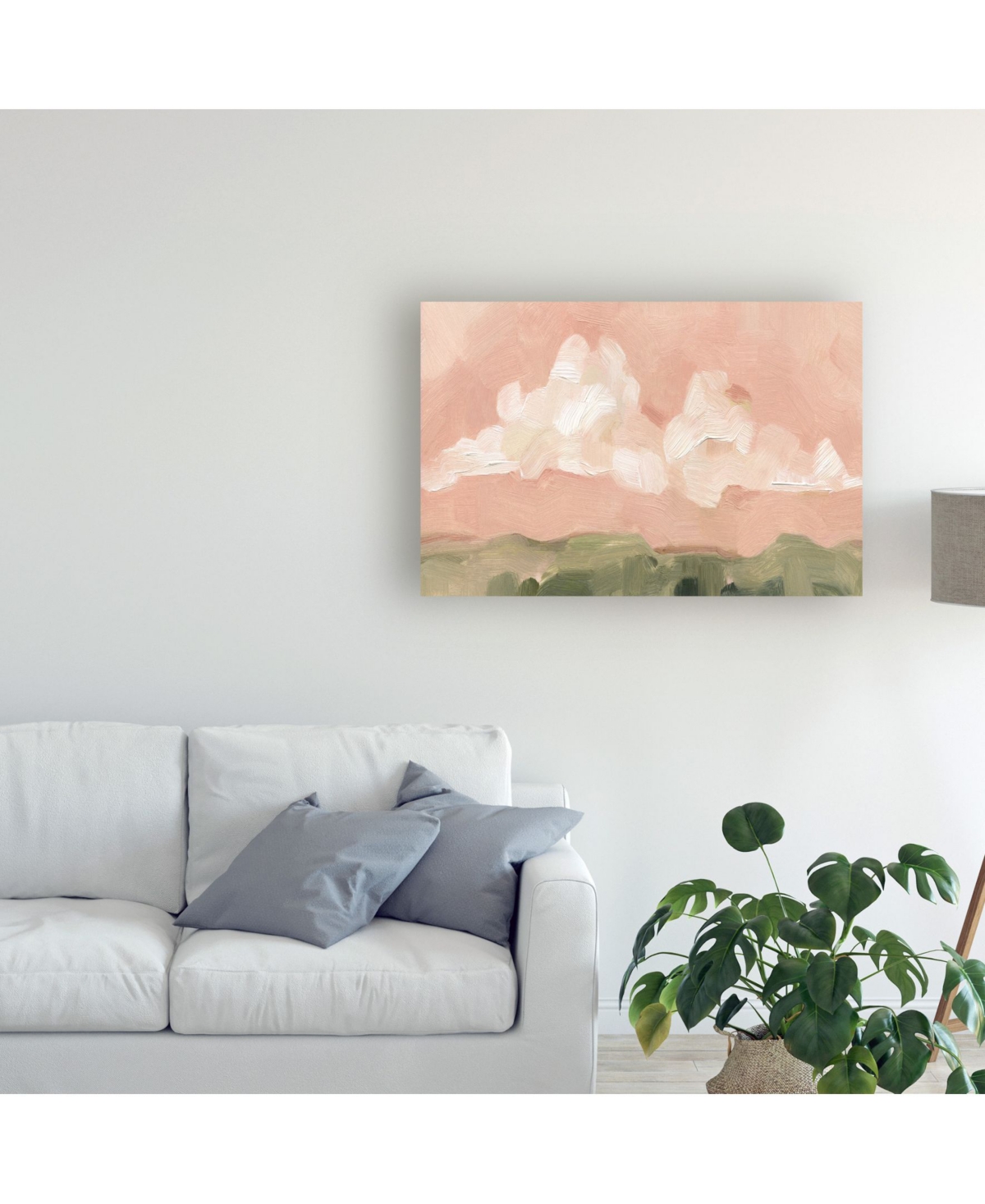 Emma Scarvey Pink Haze Sunset I Canvas Art -