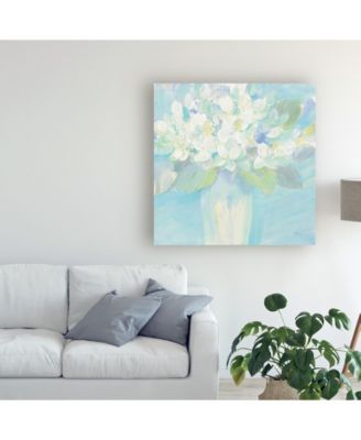 Albena Hristova Pretty Pale Bouquet Canvas Art - 20" x 25"